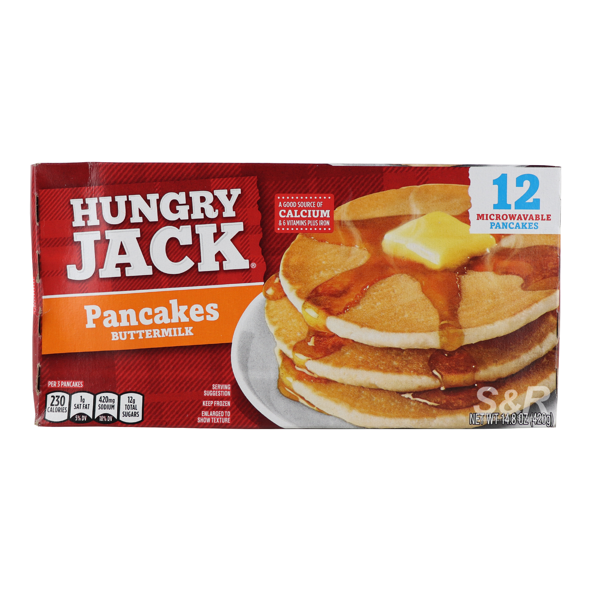 Hungry Jack Buttermilk Pancakes 12pcs Hungry Jack Buttermilk Pancakes 12pcs